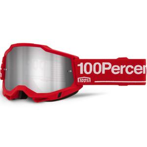 Motokrossiprillid 100% Accuri 2 Wolg hõbedase pleksiga