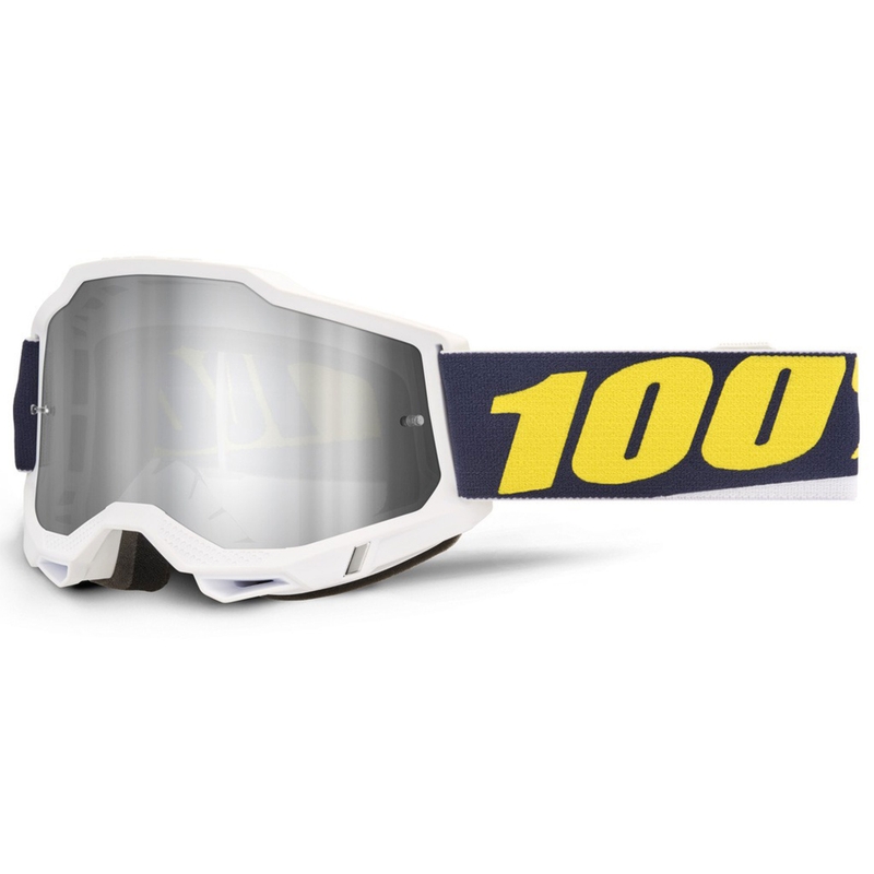 100% Accuri 2 Torc motokrossiprillid hõbedase pleksiga