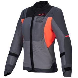 Alpinestars Stella ST-2 Air naiste mootorratta jope hall-tumehall-fluorokorall
