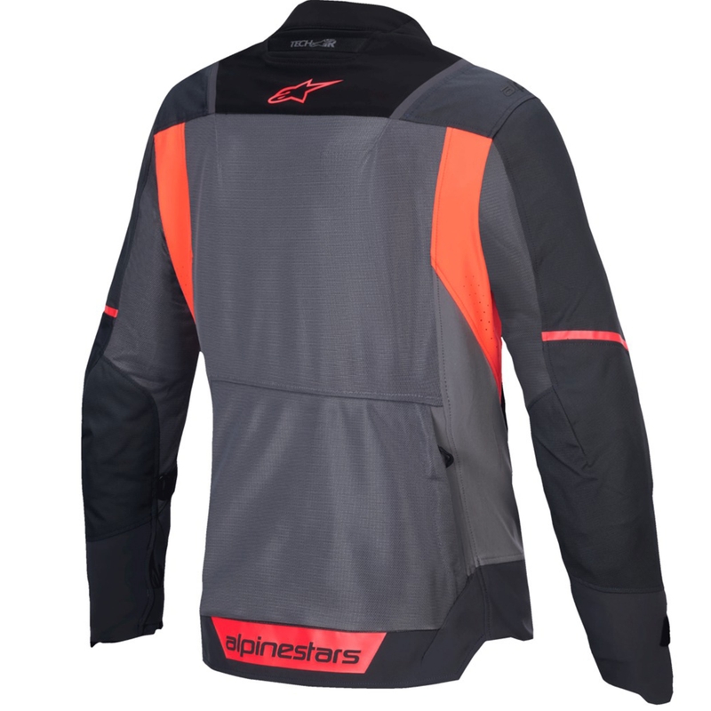 Alpinestars Stella ST-2 Air naiste mootorratta jope hall-tumehall-fluorokorall