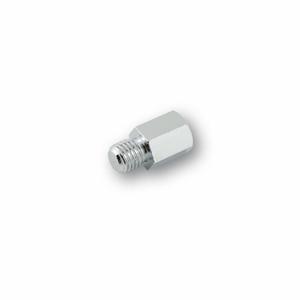 Adapter Highsider Smart peeglile parempoolsest M8 keermest parempoolsele M10 keermele, kroomitud