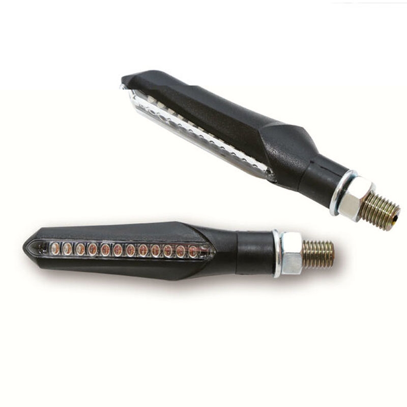 Highsider Smart Run LED mootorratta vilkurid mustad
