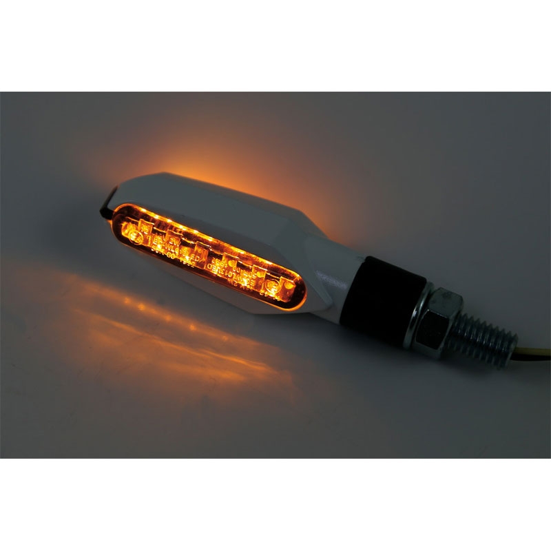 Highsider Smart Multiface LED mootorratta vilkurid valge