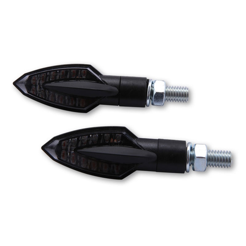 Highsider Smart Vinci LED mustad mootorratta vilkurid