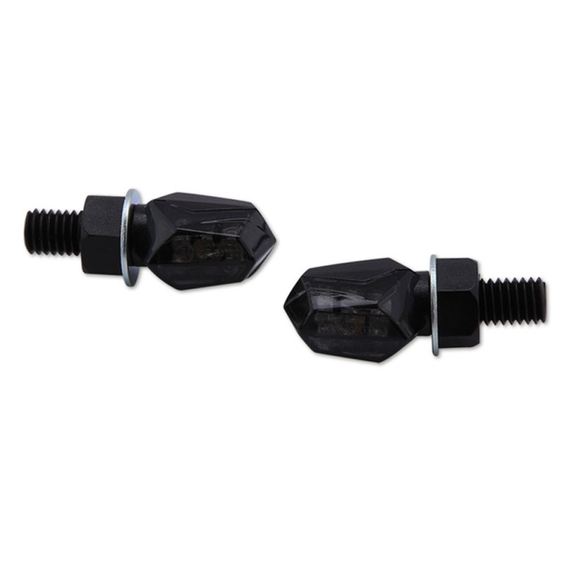 Highsider Smart Tiny LED mustad mootorratta vilkurid