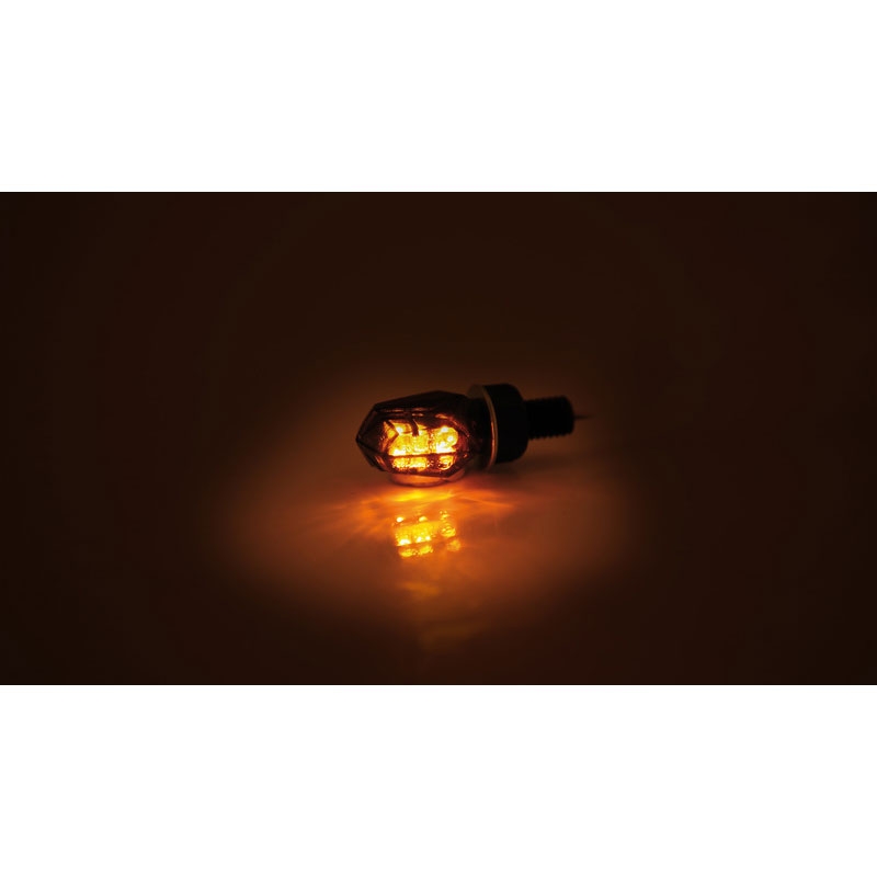 Highsider Smart Tiny LED mustad mootorratta vilkurid