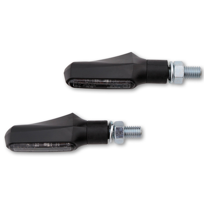 Highsider Smart Shorty Fin mootorratta vilkurid mustad