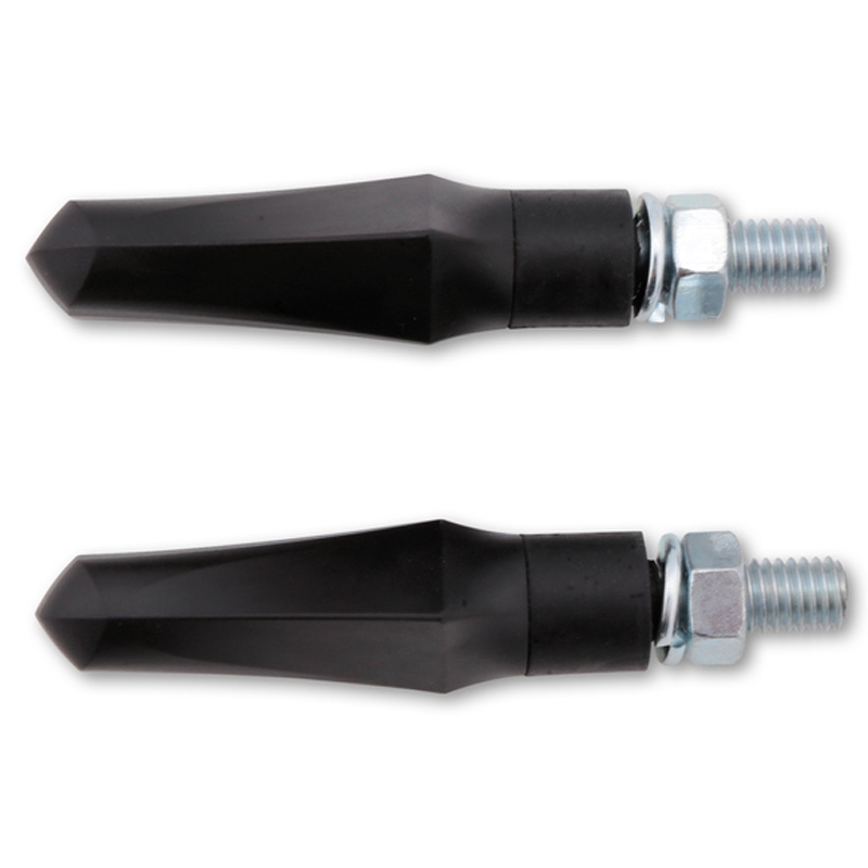 Highsider Smart Shorty Fin mootorratta vilkurid mustad