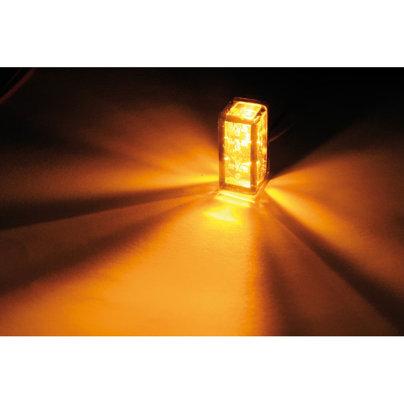Highsider Smart Cube-V mustad LED mootorratta vilkurid