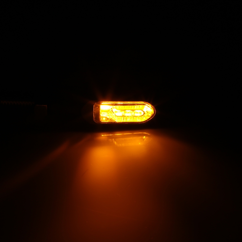 Highsider Smart Namiko-TS LED mustad mootorratta vilkurid