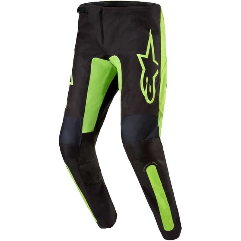 Alpinestars Fluid Lurv motokrossipüksid must ja fluo kollane