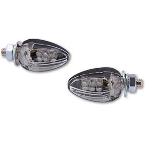 Highsider Smart Drop LED mootorratta vilkurid mustad