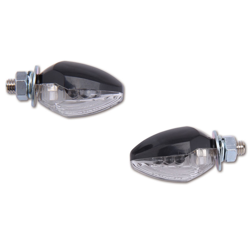 Highsider Smart Drop LED mootorratta vilkurid mustad