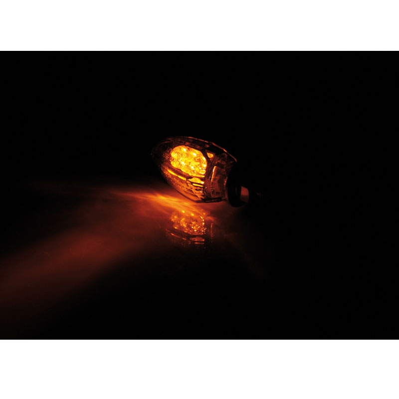 Highsider Smart Drop LED mootorratta vilkurid mustad