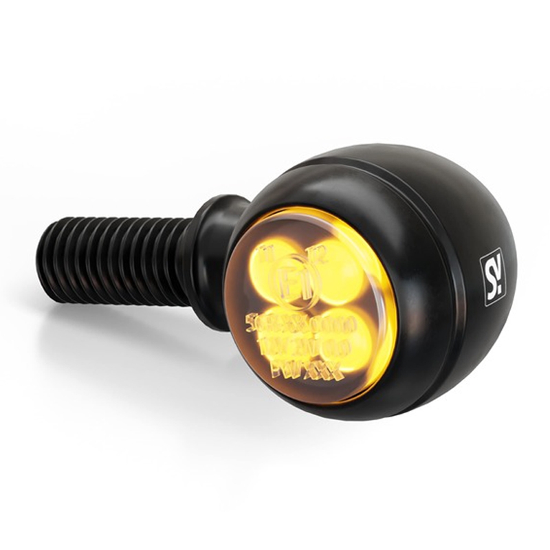 Highsider Smart Circula-S LED 2in1 mustad mootorratta vilkurid