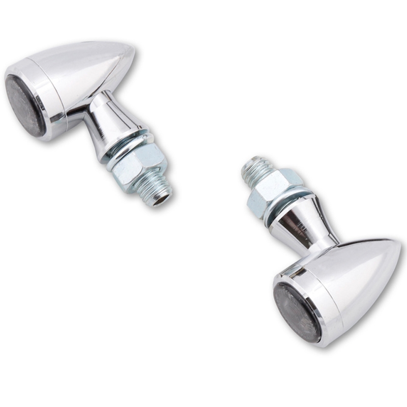Highsider Smart Sixteen Bullet LED mootorratta suunatuled kroomiga