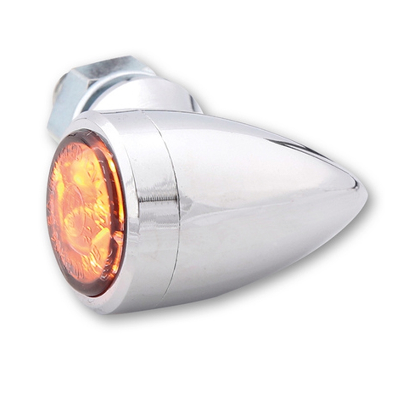 Highsider Smart Sixteen Bullet LED mootorratta suunatuled kroomiga