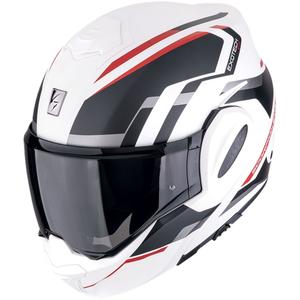 Scorpion EXO-TECH EVO FURIO ülespööratav mootorrattakiiver matt valge-must-punane soodusmüük allahindlus