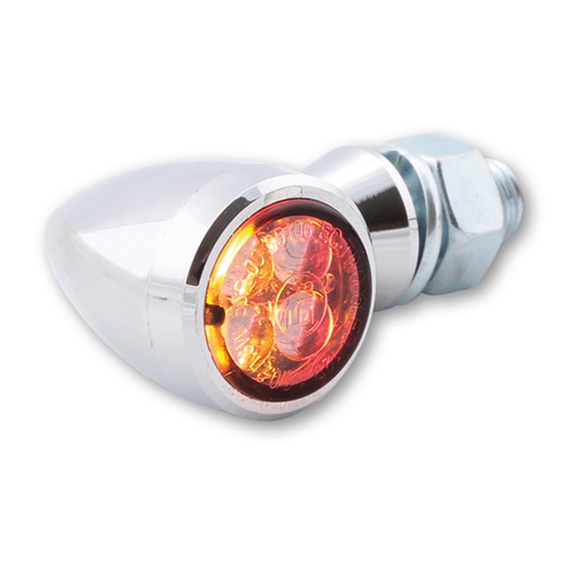 Highsider Smart Sixteen Bullet LED 3in1 kroomitud mootorratta vilkurid