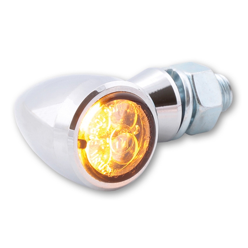 Highsider Smart Sixteen Bullet LED 3in1 kroomitud mootorratta vilkurid
