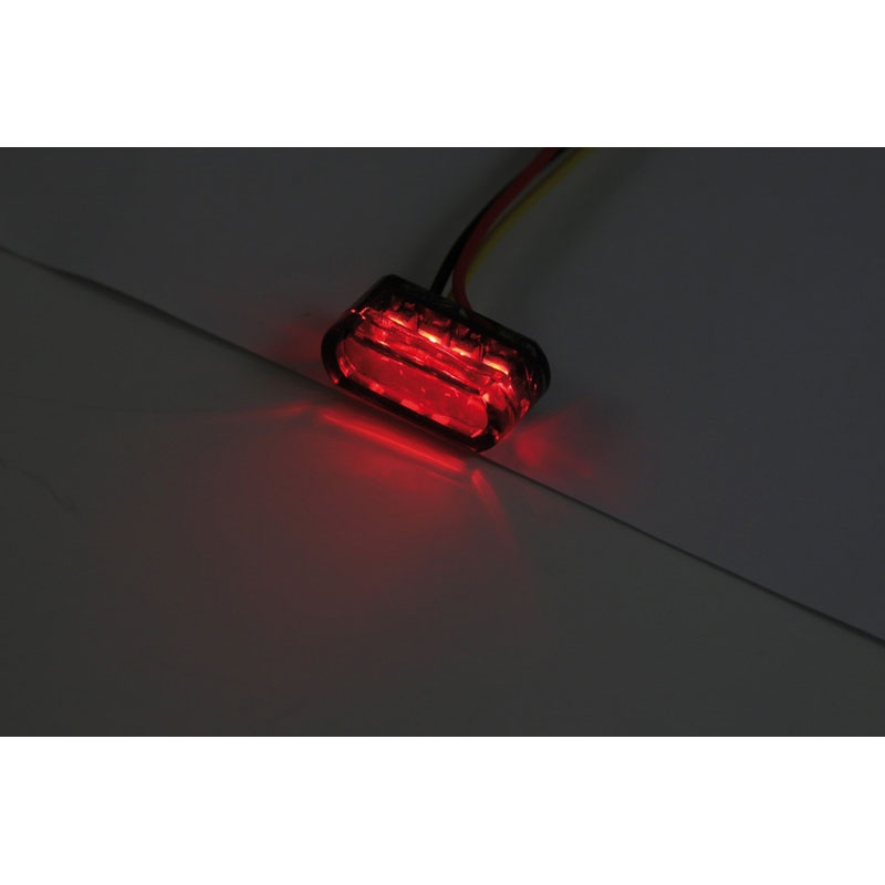 Tagumine valgusti mootorratta Highsider Smart Module 1 LED suitsuhall