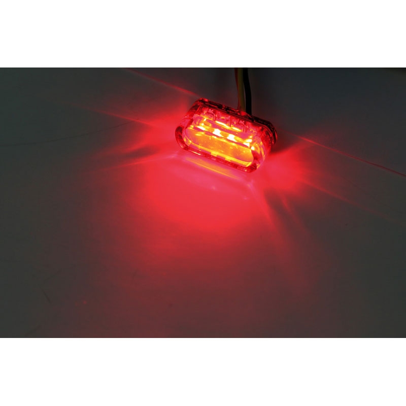 Mootorratta tagumine valgusti Highsider Smart Module 1 LED punane