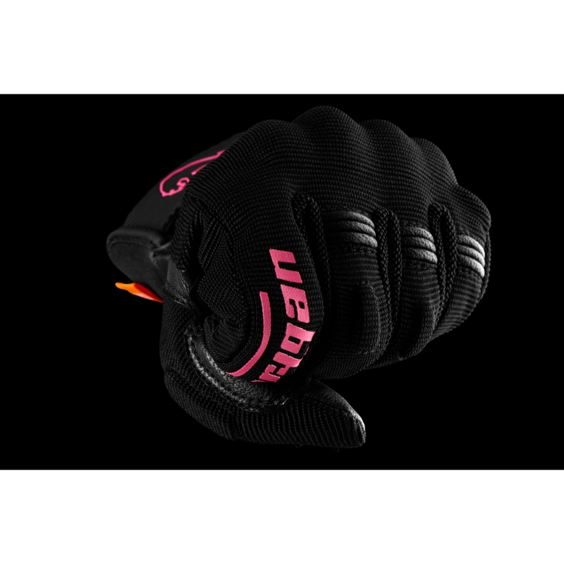 Naiste Furygan Jet Lady D3O® Evo mustad ja roosad mootorratta kindad