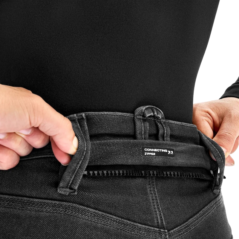 Naiste Shima Ridge mustad mootorratta teksad