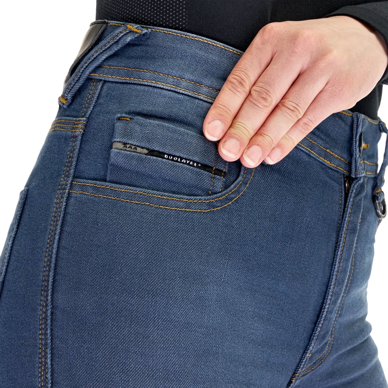 Naiste Shima Ridge sinised mootorratta teksad