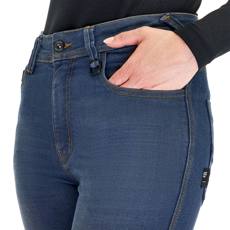 Shima Ridge Naiste pikendatud biker teksad Sinine