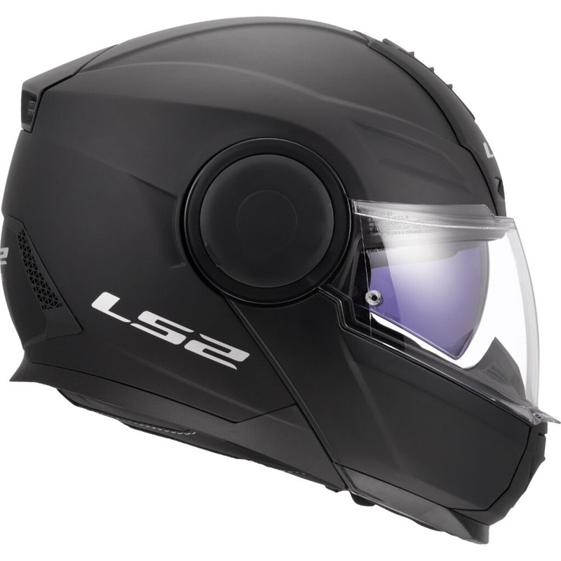 LS2 FF902 Scope II Solid Matte Black Flip-up mootorratta kiiver