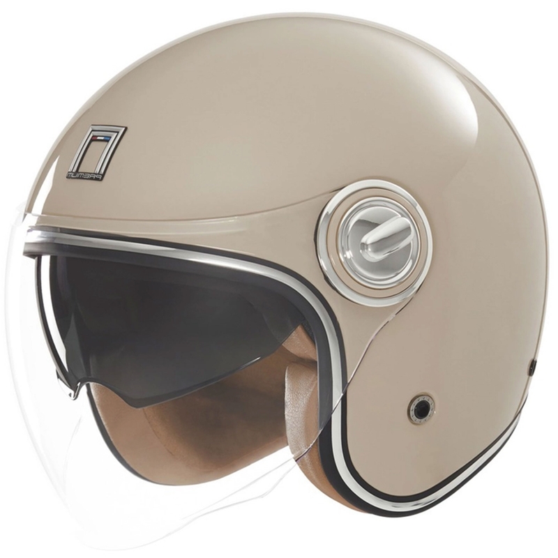 Avatud mootorratta kiiver NOX PREMIUM Heritage beež