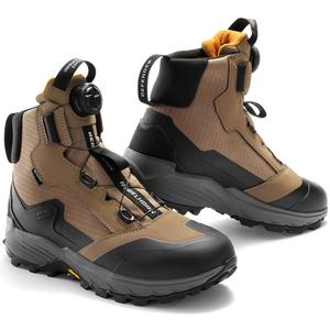 Mootorrattasaapad Rebelhorn Defender pruun