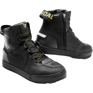 Naiste mootorrattasaapad Rebelhorn Vandal II must-kuldne