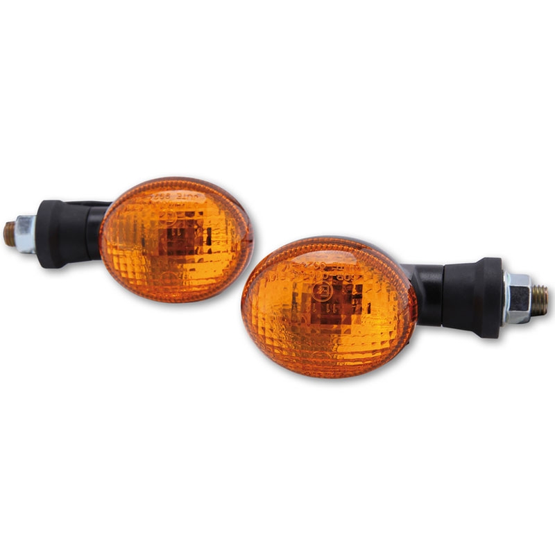 Highsider Smart Mini mustad ja oranžid mootorratta vilkurid