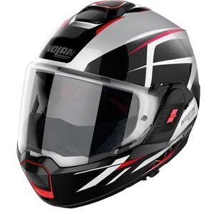 Nolan N120-1 Nightlife N-com 27 Valge Flip kiiver