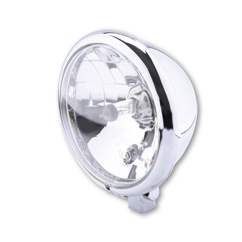 Highsider Smart Bates Style 5 3/4-tolline esilatern selge klaasiga kroomiga