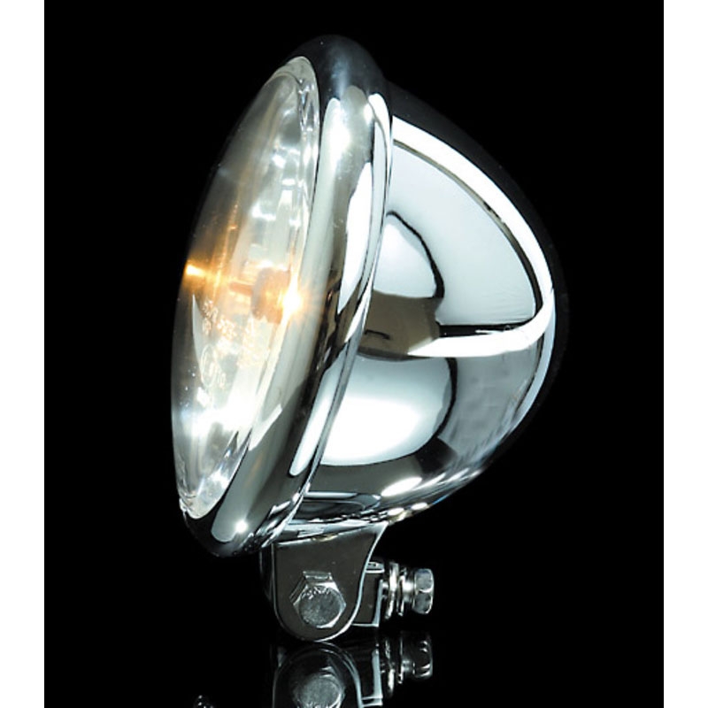 Highsider Smart Bates Style 5 3/4-tolline esilatern selge klaasiga kroomiga