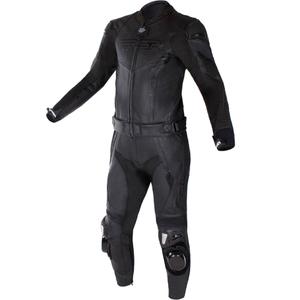 RSA Imola 2.1 mustast nahast mootorratta kombinesoon