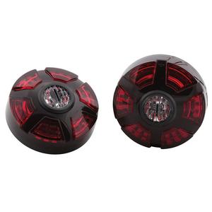 Tagumine tuli quad bike Highsider Smart ATV LED 3in1 punane-must tagumine tuli