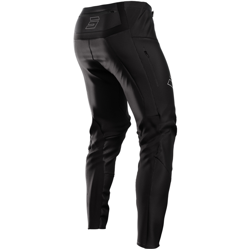 Motokrossi püksid Shot Contact Zip mustad