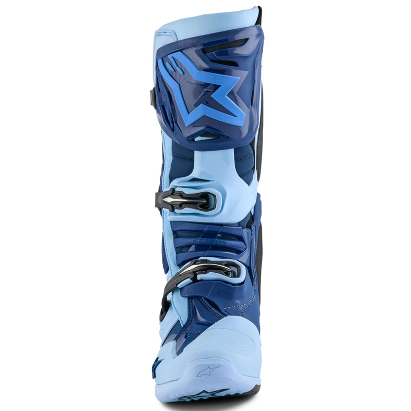 Alpinestars Tech 10 Limited Edition Steelers sinised ja helesinised mootorratta saapad