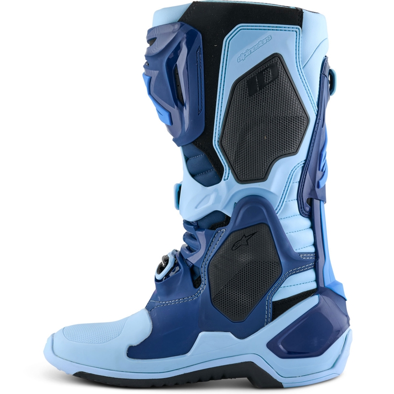 Alpinestars Tech 10 Limited Edition Steelers sinised ja helesinised mootorratta saapad