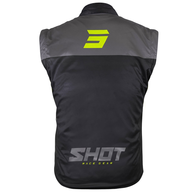 Mootorratta vest Shot Bodywarmer Lite must-fluo kollane