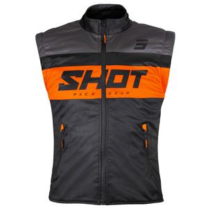 Mootorratta vest Shot Bodywarmer Lite must-oranž