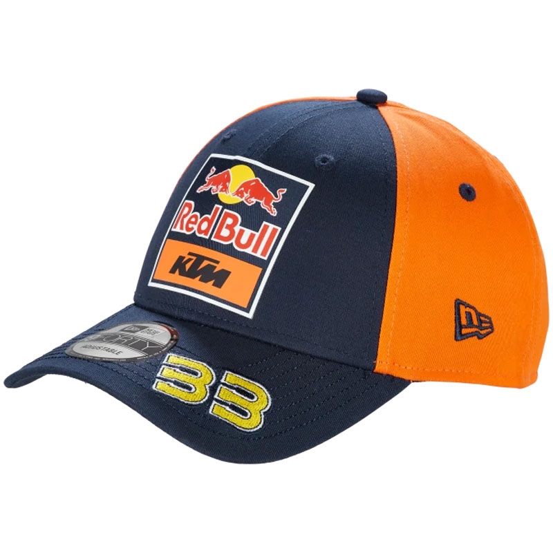 Meeskonnamüts KTM Red Bull Racing - Brad Binder tumesinine-oranž