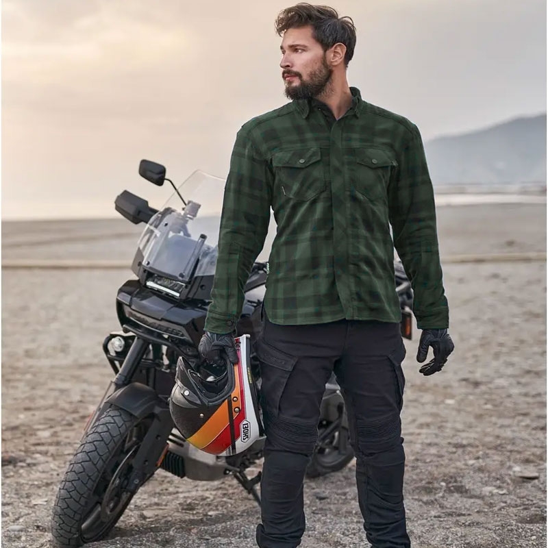 Shima Renegade 2 mootorratta särk roheline