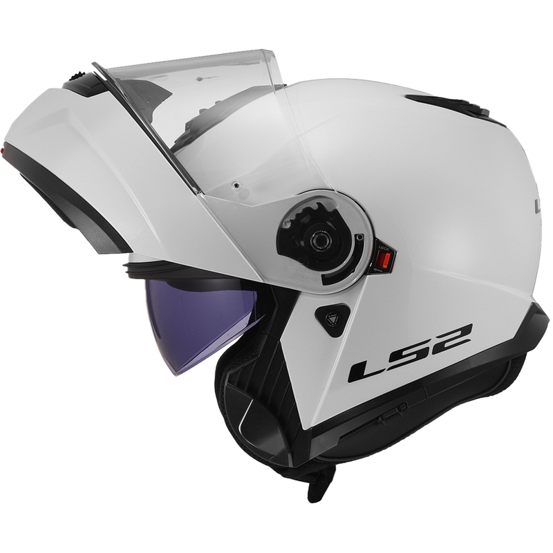 Flip-up kiiver LS2 FF908 Strobe II valge läikega