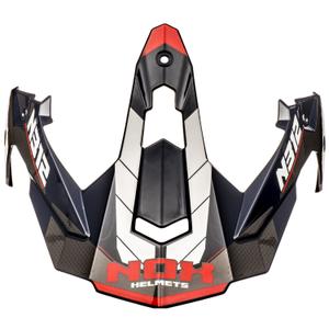 Mootorratta kiivri visiir NOX N312 Vapor valge-sinine-punane