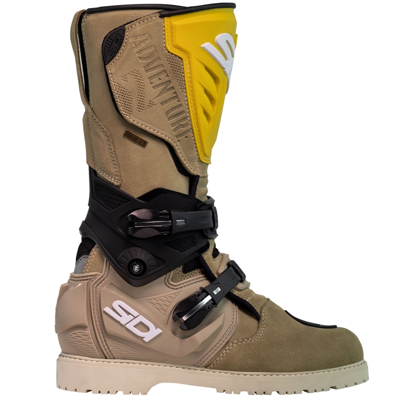 SiDi Adventure Gore-Tex 2 mootorrattasaapad liivakarva ooker